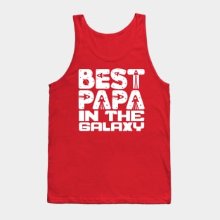 Best Papa In The Galaxy Tank Top